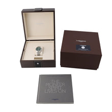 将图像加载到图库查看器中，LONGINES Legend diver W39mm Stainless Steel Green DialL3.764.4.06.6
