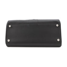 将图像加载到图库查看器中，Delvaux Delvaux Brion Black Calf Leather Size MM
