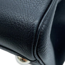 将图像加载到图库查看器中，Delvaux Delvaux Brion Black Calf Leather Size MM
