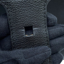 将图像加载到图库查看器中，Delvaux Delvaux Brion Black Calf Leather Size MM
