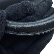 将图像加载到图库查看器中，Delvaux Delvaux Brion Black Calf Leather Size MM
