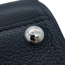 将图像加载到图库查看器中，Delvaux Delvaux Brion Black Calf Leather Size MM
