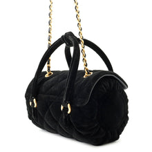 Load image into Gallery viewer, CHANEL Matelasse Mini 2WAY Handbag Black Velvet
