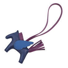 Load image into Gallery viewer, HERMES Rodeo Pegasus Blue Saphir/Violet/Blue France Lambskin Size PM
