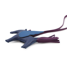 Load image into Gallery viewer, HERMES Rodeo Pegasus Blue Saphir/Violet/Blue France Lambskin Size PM
