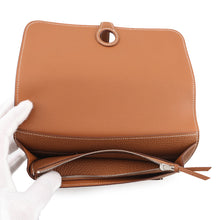 将图像加载到图库查看器中，HERMES Dogon Duo Gold Togo Leather
