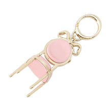 将图像加载到图库查看器中，Dior Chair motif Icon Bag Charm PinkV1975WOMML_D25K Metal Satin
