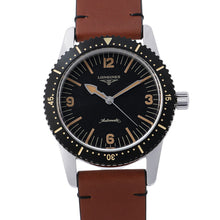 Load image into Gallery viewer, LONGINES heritage skin diver W42mm Stainless Steel Leather Black DialL2.822.4.56.2
