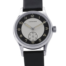 Load image into Gallery viewer, LONGINES Heritage Classic Tuxedo W38.5mm Stainless Steel Leather Black/Ivory DialL2.330.4.93.0
