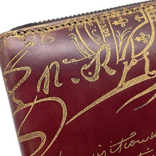 Load image into Gallery viewer, Berluti Itauba Calligraphy Long Wallet Red Leather
