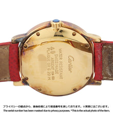 Load image into Gallery viewer, CARTIER Must-have Cartier Ronde W32mm Gold Plated Leather White DialW1006922
