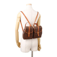 Load image into Gallery viewer, CELINE Macadam Twin Mini Backpack Brown PVC Leather
