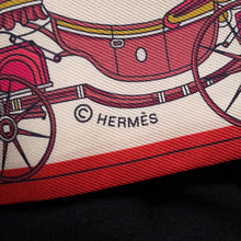将图像加载到图库查看器中，HERMES Evolution of the Twilly carriage Grenadine/Vanilla/Beige Silk100%
