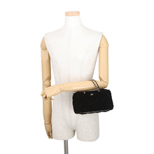 Load image into Gallery viewer, CHANEL Matelasse Mini Boston 2-Way Handbag BlackAP4474-B22313-94305 Mouton Leather
