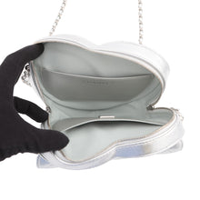 Load image into Gallery viewer, CHANEL Matelasse Heart Shape ChainShoulder Bag SilverAS5764-B21928-NF635 MetalicLambskin
