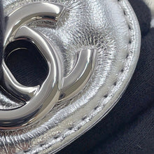 Load image into Gallery viewer, CHANEL Matelasse Heart Shape ChainShoulder Bag SilverAS5764-B21928-NF635 MetalicLambskin
