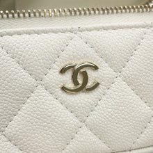 Load image into Gallery viewer, CHANEL Classic Mini Bag Bag Charm WhiteAP4897-B10583-10601 Caviar Leather
