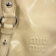 Load image into Gallery viewer, MIUMIU Handbag Travertine Stone5BA328_2A44_F0485_V_OOO Calf Leather
