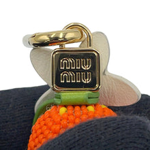 Load image into Gallery viewer, MIUMIU Micro Trick Beads Bag Charm Orange5TT296_2IG7_F0049 Beads Leather
