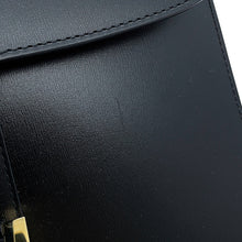 Load image into Gallery viewer, Delvaux Brillon BlackAA0483AAM099ZDO Box Calf Leather Size MM
