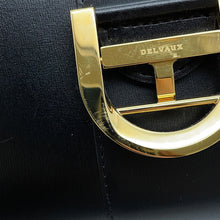 Load image into Gallery viewer, Delvaux Brillon BlackAA0483AAM099ZDO Box Calf Leather Size MM
