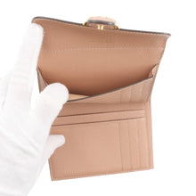 Load image into Gallery viewer, Delvaux Brillon Compact Wallet Tender BeigeAB0616AAU024FDO Rodeo Grained Calf Leather
