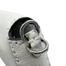 Load image into Gallery viewer, FENDI Selleria Baguette Bag White8BR600 Calf Leather Size Medium
