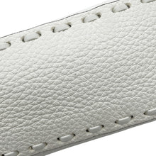 Load image into Gallery viewer, FENDI Selleria Baguette Bag White8BR600 Calf Leather Size Medium
