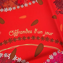 Load image into Gallery viewer, HERMES Flower Offerings Size 90 Red/Pink/White Silk100%
