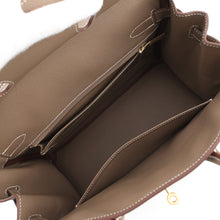 将图像加载到图库查看器中，HERMES Birkin Etoupe Togo Leather Size 30
