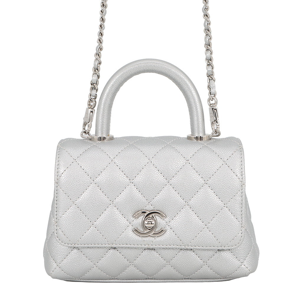 CHANEL BAG– 标记为“Silver”– GALLERY RARE Global Online Store
