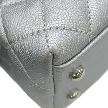 将图像加载到图库查看器中，CHANEL Coco Handle 2WAY Handbag SilverAS2215-B22136-U4807 Caviar Leather Size XXS
