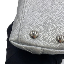 将图像加载到图库查看器中，CHANEL Coco Handle 2WAY Handbag SilverAS2215-B22136-U4807 Caviar Leather Size XXS
