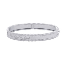 Load image into Gallery viewer, Van Cleef &amp; Arpels Perlée Senior Tulle Bracelet Size SVCARP3K500 18K White Gold
