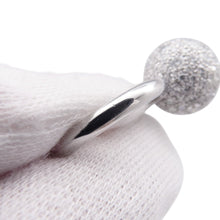 将图像加载到图库查看器中，TIFFANY&amp;Co. HardWear Ball Diamond Ring Size Large/Approximately No. 11 18K White Gold
