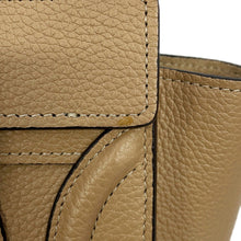 Load image into Gallery viewer, CELINE Luggage micro shopper Dune189243 Leather Size Nano
