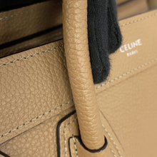 Load image into Gallery viewer, CELINE Luggage micro shopper Dune189243 Leather Size Nano
