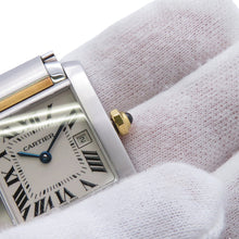 Load image into Gallery viewer, CARTIER Tank Francaise MM H30.4×W25.05mm Stainless Steel K18YG Ivory DialW51012Q4
