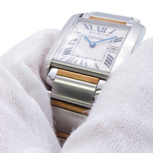 Load image into Gallery viewer, CARTIER Tank Francaise MM H30.4×W25.05mm Stainless Steel K18YG Ivory DialW51012Q4
