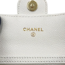 Load image into Gallery viewer, CHANEL Chain wallet WhiteAP0238 Caviar Leather
