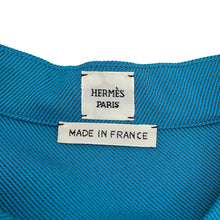 Load image into Gallery viewer, HERMES Skipper One Piece Size 40 Blue Rayon57% Silk43%
