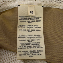 Load image into Gallery viewer, HERMES Twillaine Dress Panoplie Tout Cuir Size 40 Brown/Beige4E2825DV Silk Nylon Polyurethane
