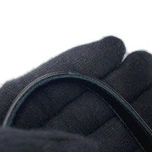 Load image into Gallery viewer, HERMES Sandals Marquise 50 Black/Plu Noir Calf Leather Toile H Size 35 1/2
