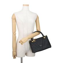 Load image into Gallery viewer, LOUIS VUITTON V Tote BB NoirM44937 Monogram Empreinte Leather

