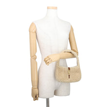 Load image into Gallery viewer, SAINT LAURENT PARIS LE 5 A 7 Handbag Beige/Brown760375GAAD29587 Shearling Leather
