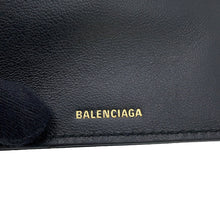 Load image into Gallery viewer, BALENCIAGA Monaco Mini Wallet Black7654672AAXB1000 Puffy Arena Lambskin
