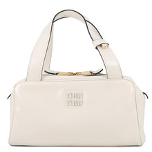 Load image into Gallery viewer, MIUMIU Bowling Handbag White5BB182_2IEO_F0009_V_MOO Leather
