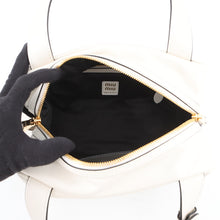 Load image into Gallery viewer, MIUMIU Bowling Handbag White5BB182_2IEO_F0009_V_MOO Leather
