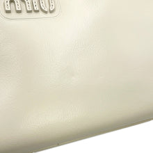 Load image into Gallery viewer, MIUMIU Bowling Handbag White5BB182_2IEO_F0009_V_MOO Leather
