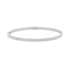 Load image into Gallery viewer, Boucheron Quatre Grosgrain Bangle Bracelet Size Small/18JBT00749 18K White Gold
